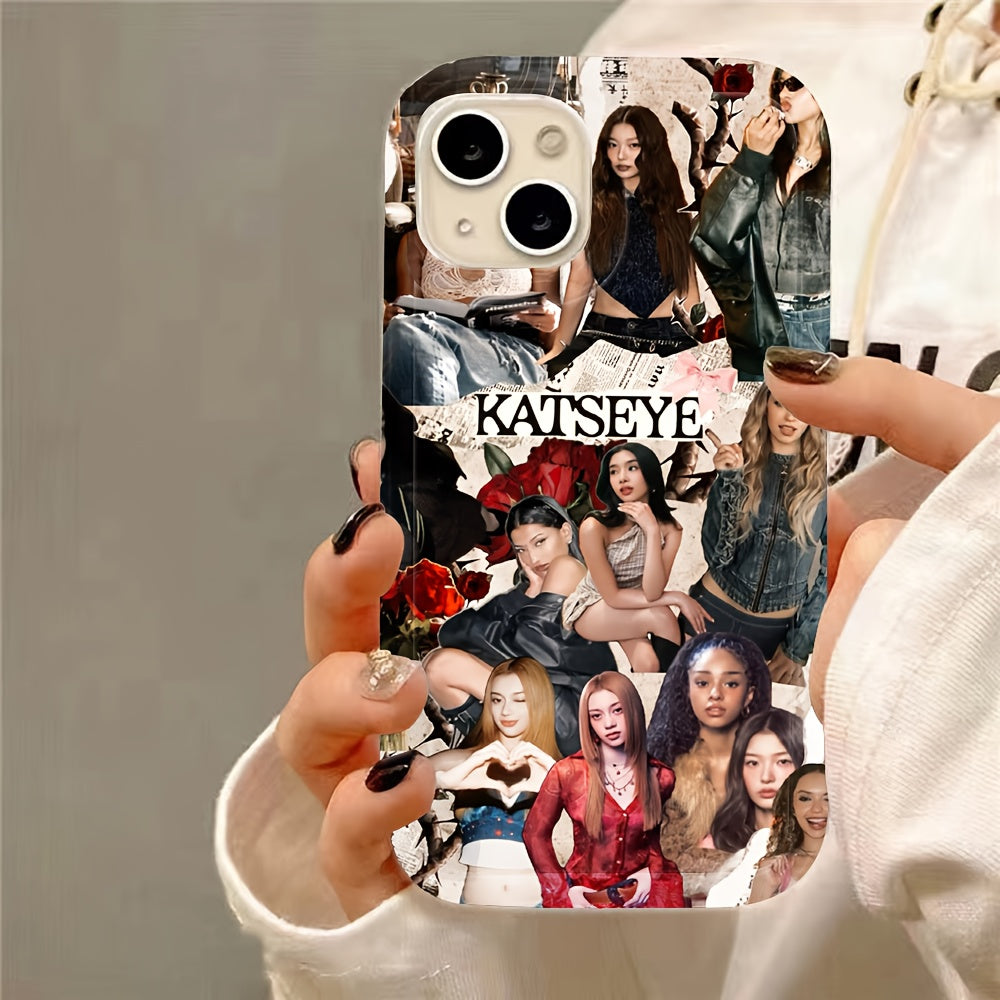 Korean Girl Group K-KATSEYE Phone Case Compatible with for iphone 16, 15, 14, 13, 12, 11 Pro Max, Mini, XR, XS, X, 7, 8 Plus