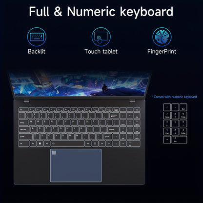 Founder 15.6-inch Business Ultra-Thin Gaming Laptop with Intel