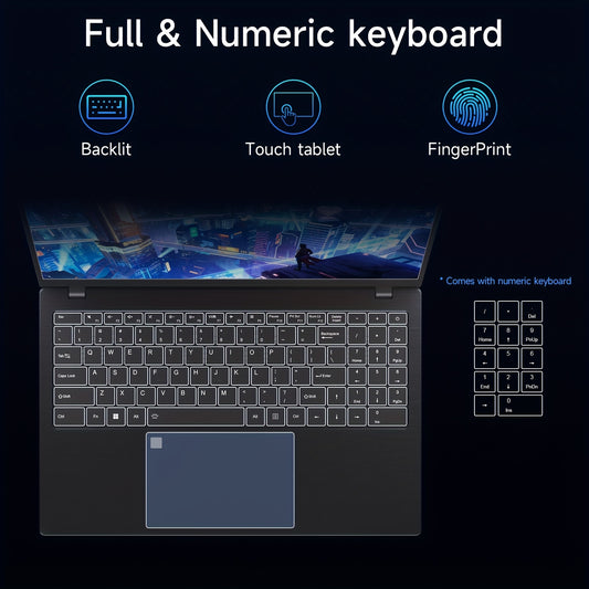 Founder 15.6-inch Business Ultra-Thin Gaming Laptop with Intel