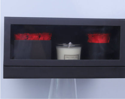 Eternal Rose and Aromatherapy Candle Valentine's Day Set