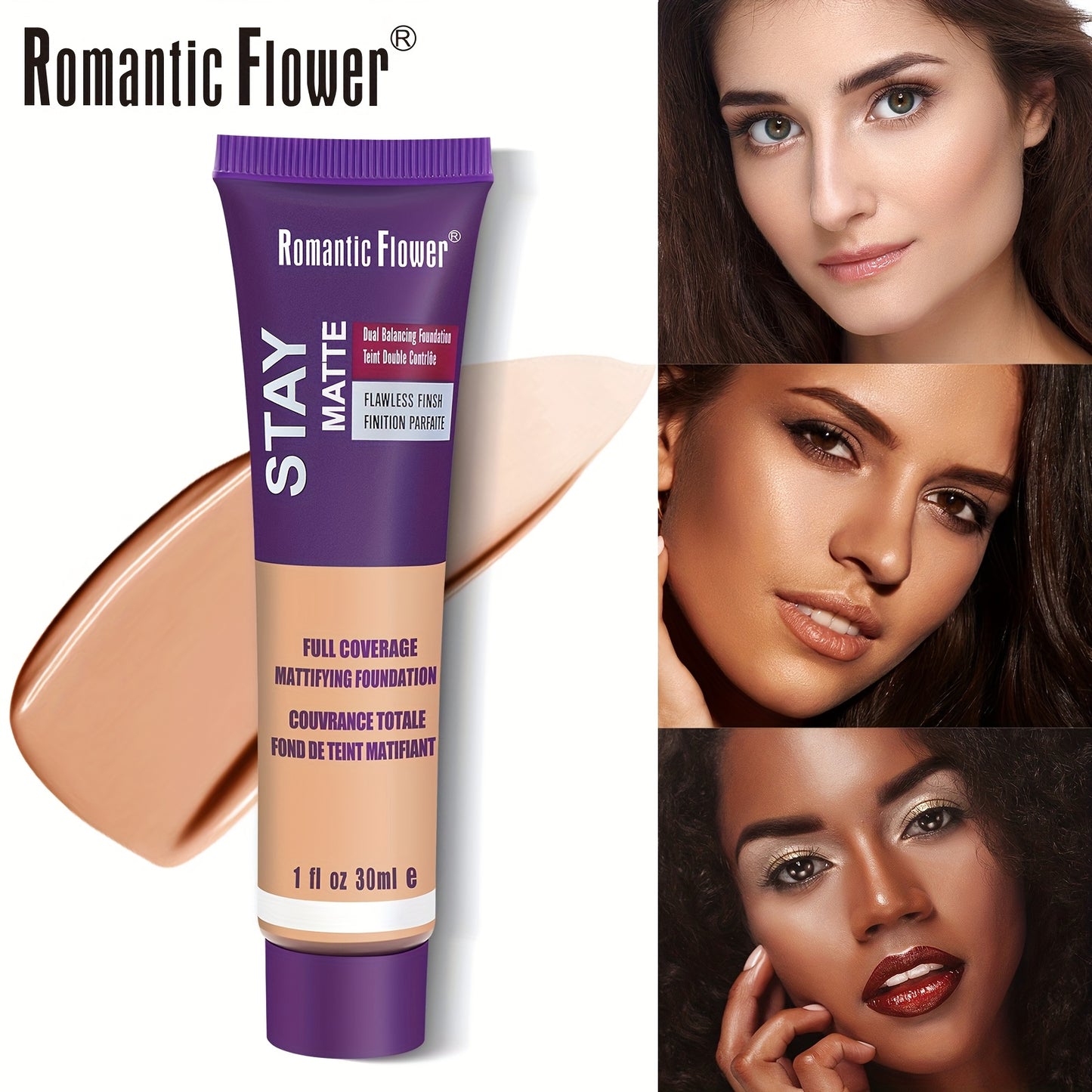 2pcs Flawless Liquid Foundation