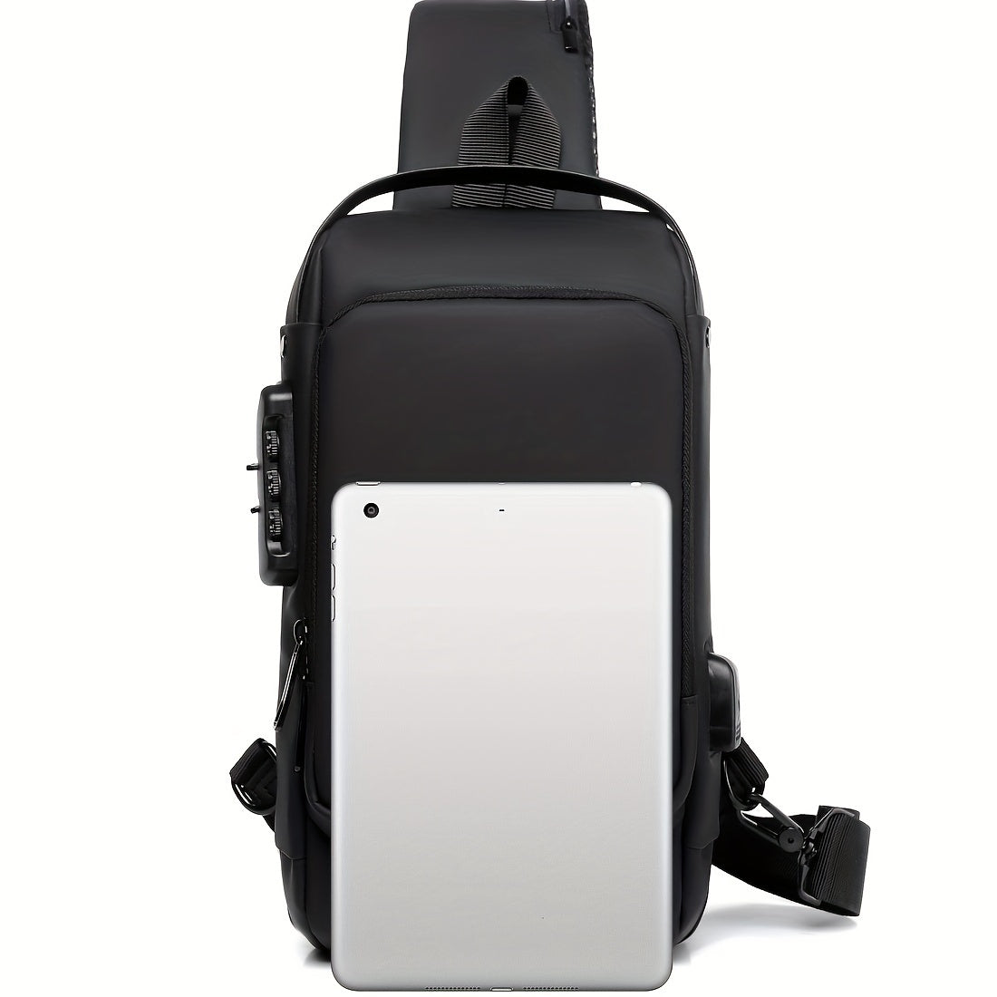 Anti-Theft Chest Bag with USB Charging Port