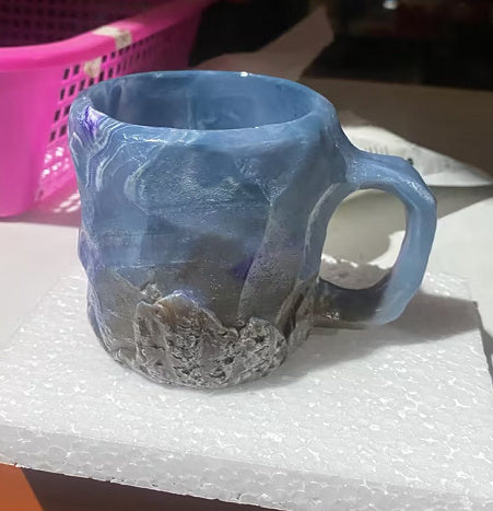 400ml Resin Mineral Crystal Coffee Mugs