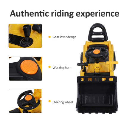 1 Ride On Toy Bulldozer Diggerand  Construction Truck