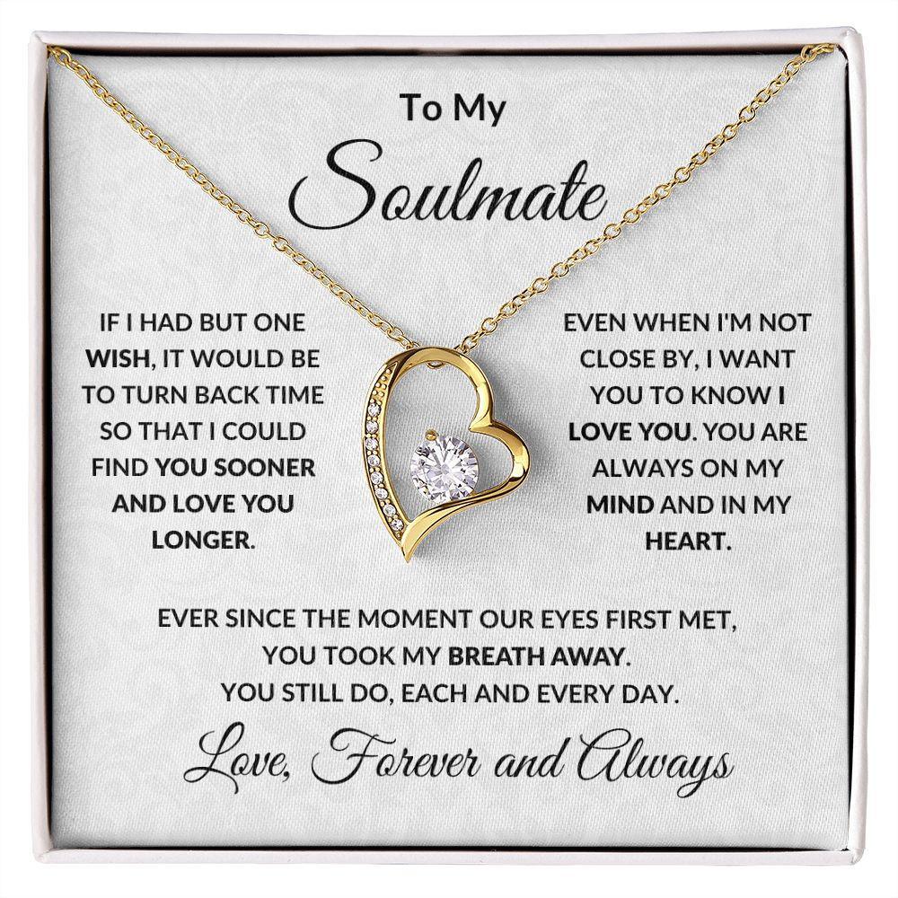 My Soulmate The Day I Met You Forever Love Necklace