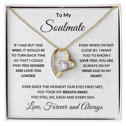 My Soulmate The Day I Met You Forever Love Necklace