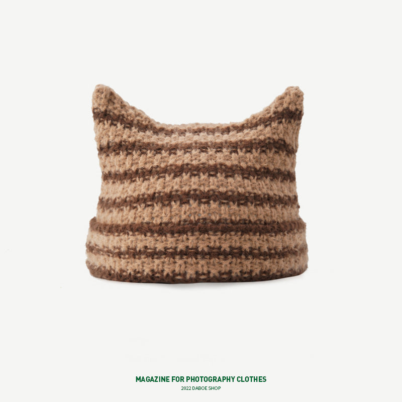 Sweet and Cute Thermal Knitted Cap