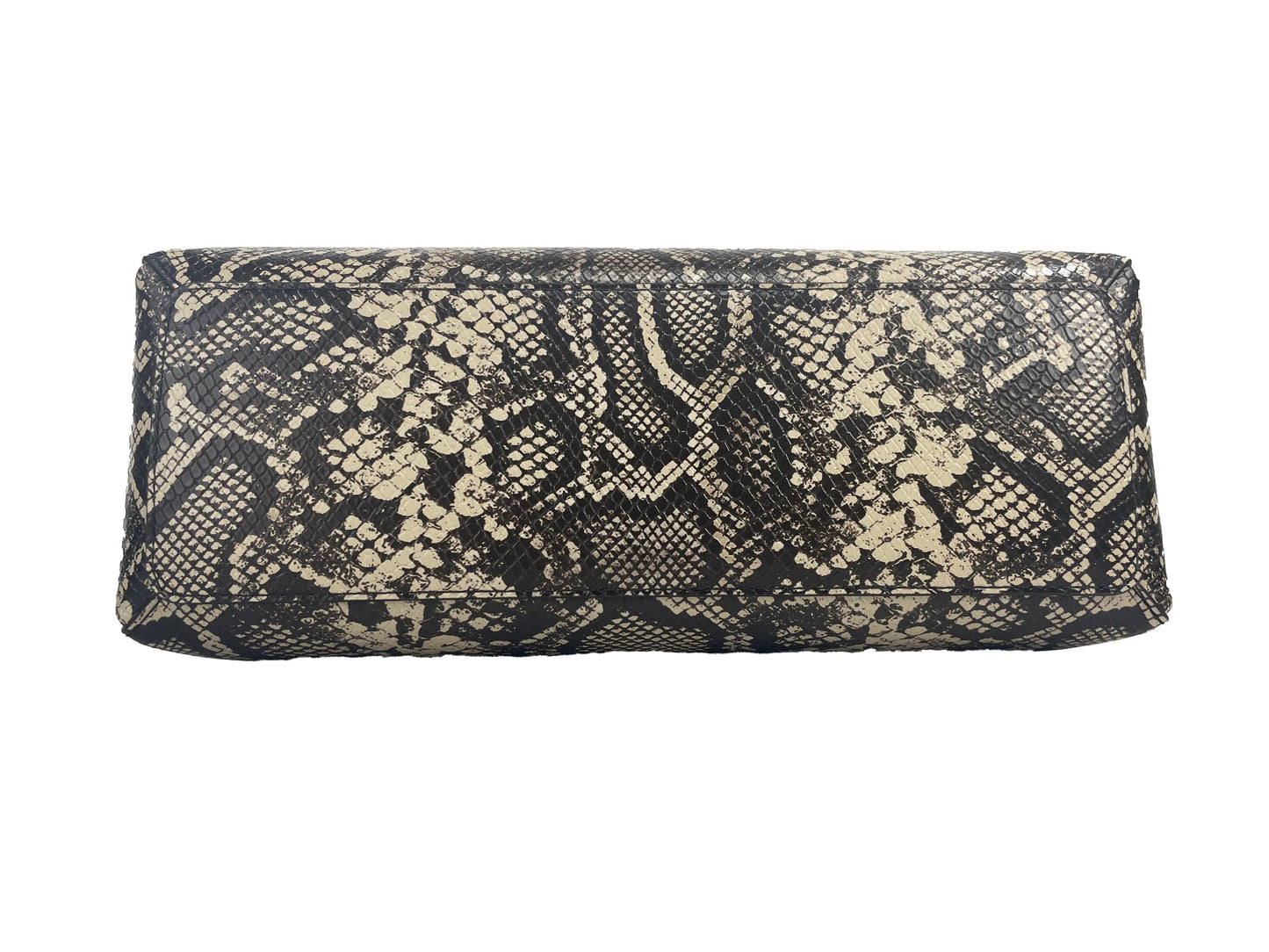 Michael Kors Reed Large Snake Skin Belted Satchel