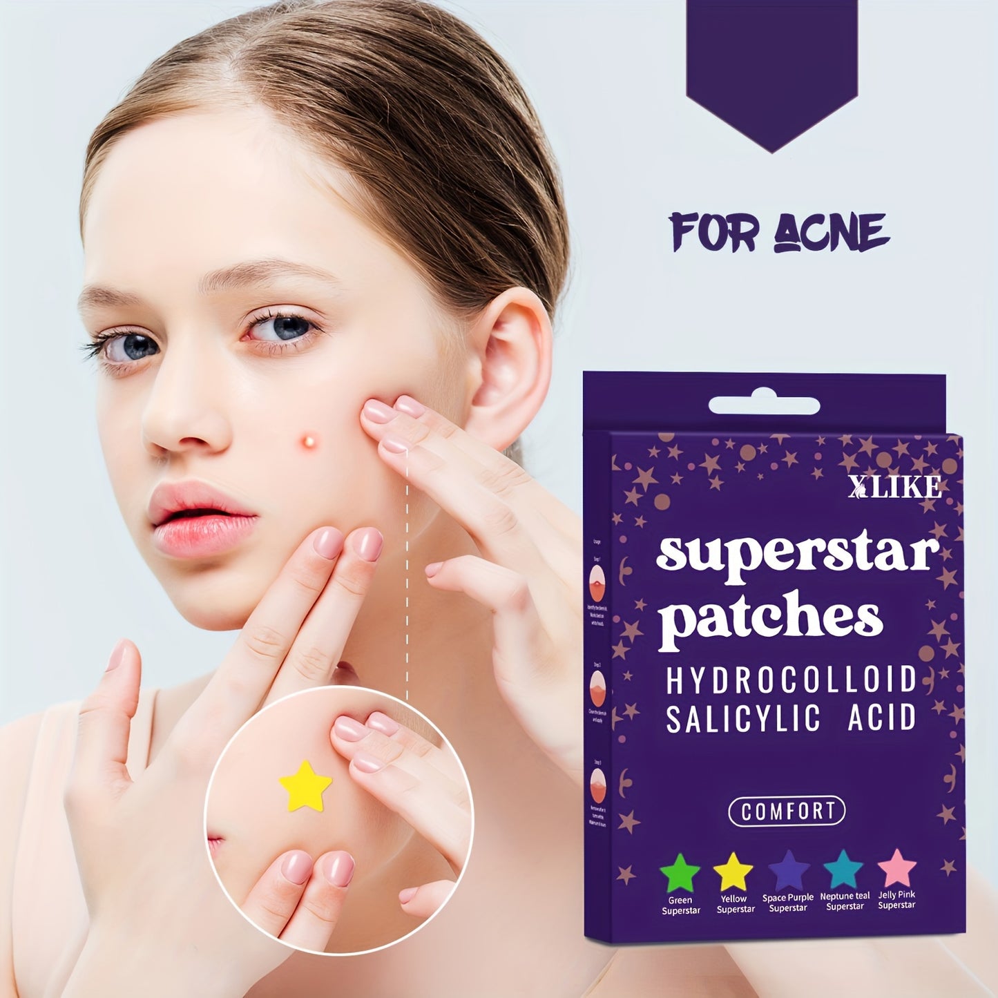 432pcs Hydrocolloid Acne Patches