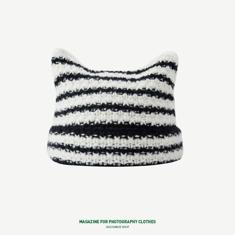 Sweet and Cute Thermal Knitted Cap