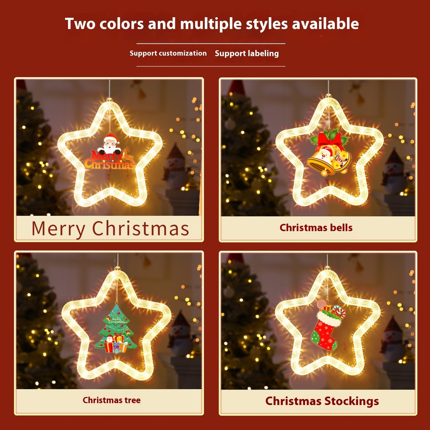 LED Lights Christmas Star Decoration