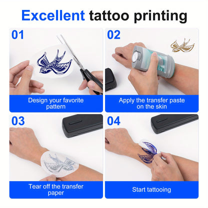 A4 Inkless Printer - Portable Thermal Printer for Wireless Mobile Travel