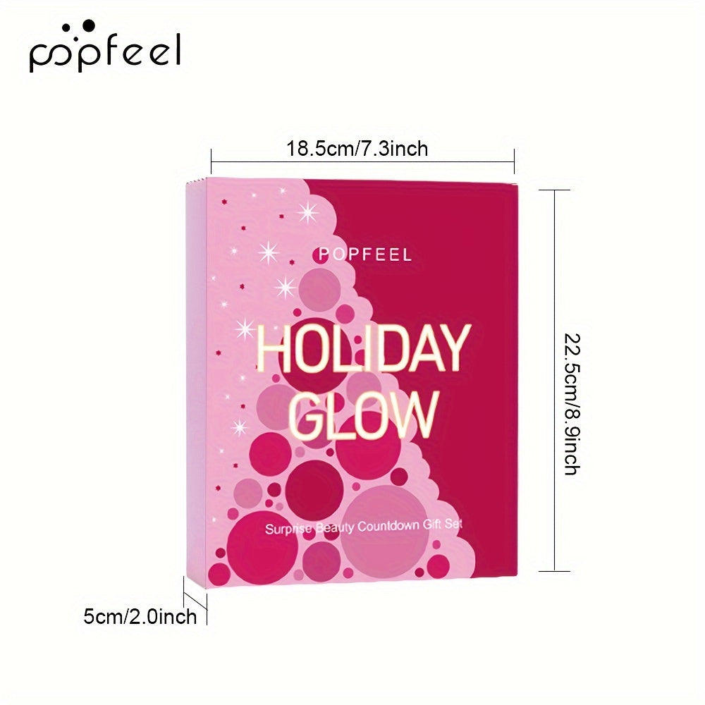 24pcs POPFEEL Countdown Makeup Advent Calendar