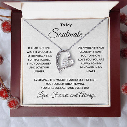 My Soulmate The Day I Met You Forever Love Necklace