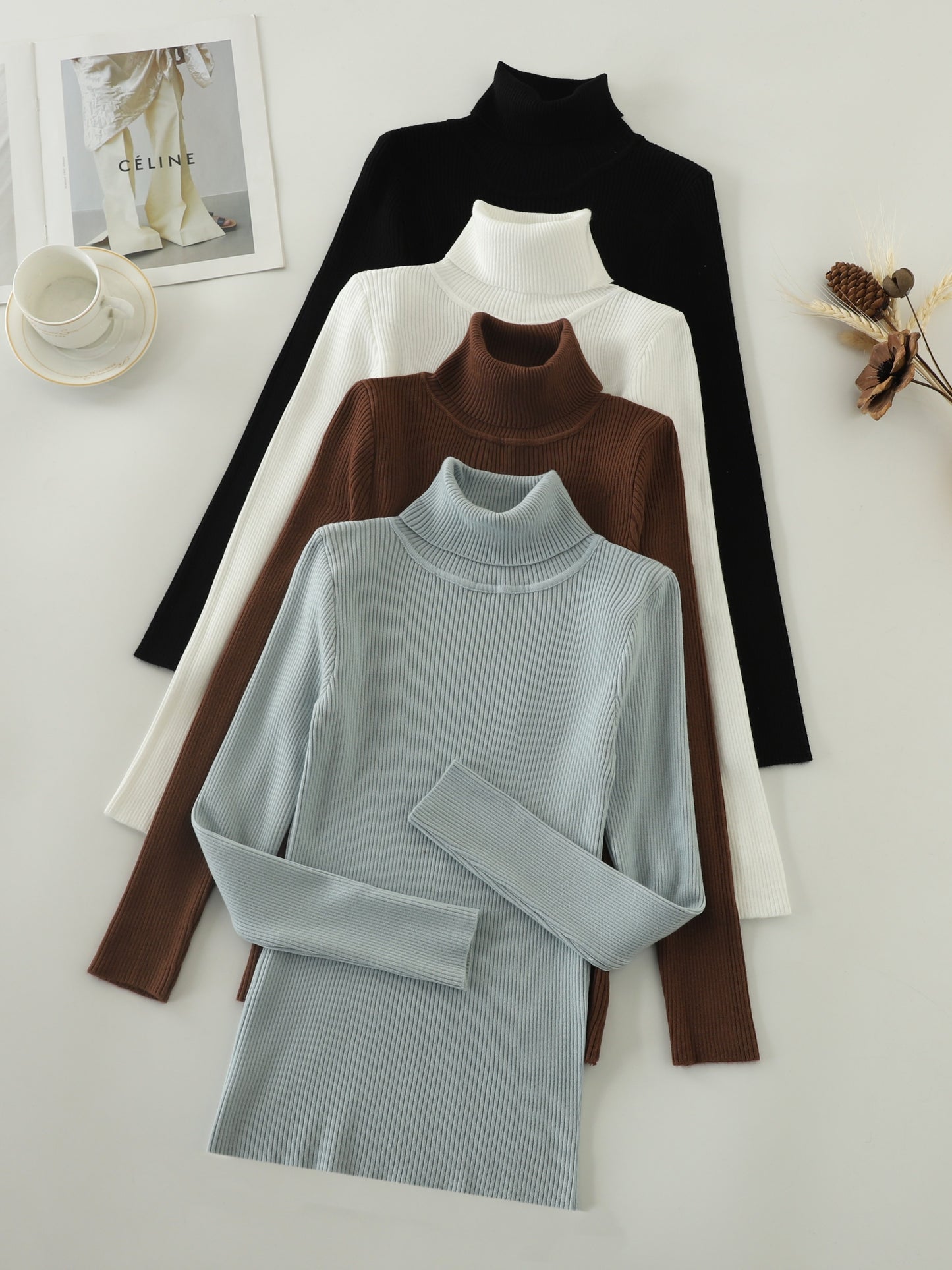Women's Hoodie High Collar Combination