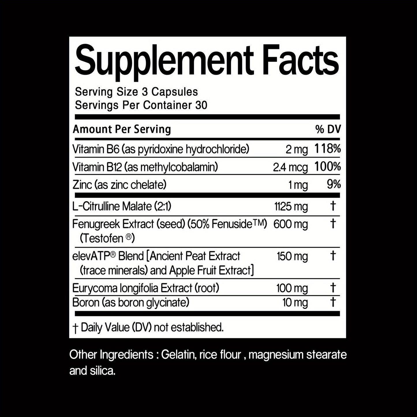 Nugenix Total-T 90 Capsules Fenugreek Testosterone Boost Formula