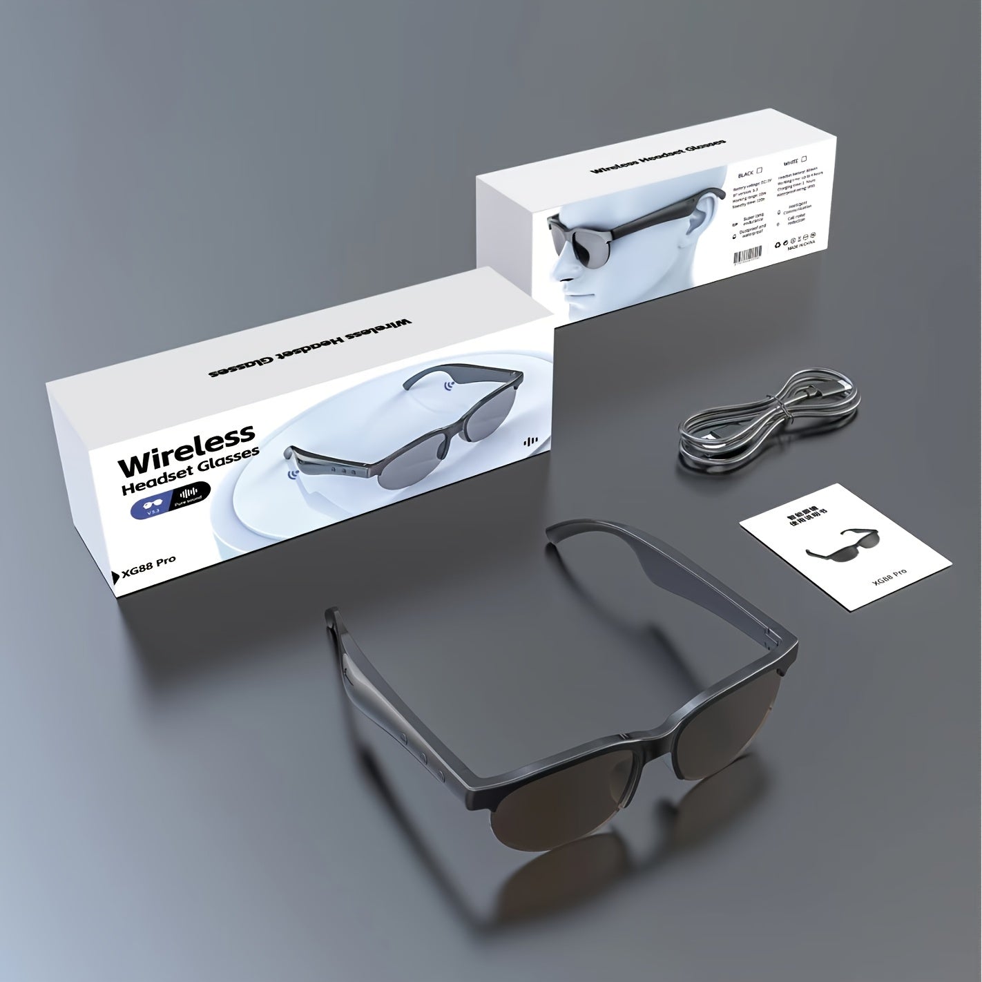 Wireless Smart Glasses With Audio And Voice Call Capabilities,