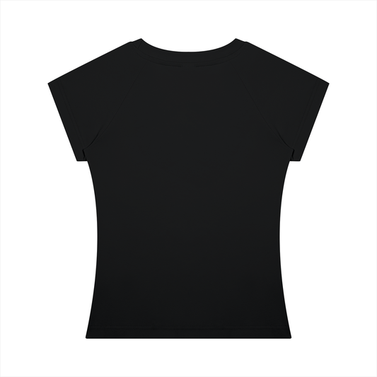 Ladies, Always Have Your Debit Card T-Shirt — Funny Feminine Financial Quote Slim Raglan T-Shirt