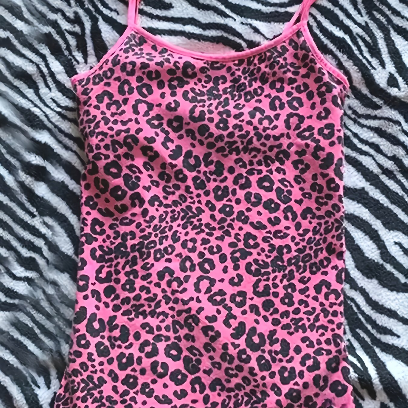 Women's Y2K Leopard Print Sleeveless Top