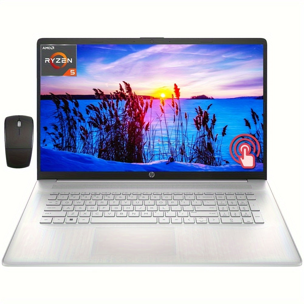 HP 17.3" Touchscreen Laptop for Business, Brightview HD+ Display, AMD Ryzen 5 7530U (6-Core) Processor(Beats I7-1165G7), 64GB RAM, 2TB SSD, Full-Size Keyboard, Wi-Fi 6, Windows 11 Pro