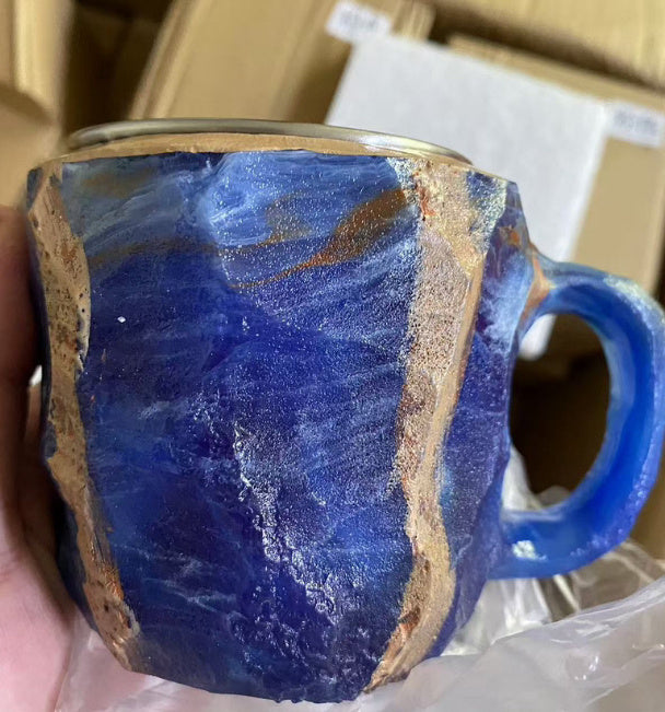 400ml Resin Mineral Crystal Coffee Mugs