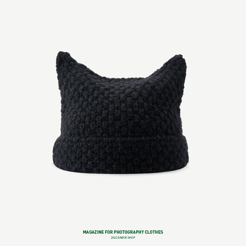 Sweet and Cute Thermal Knitted Cap