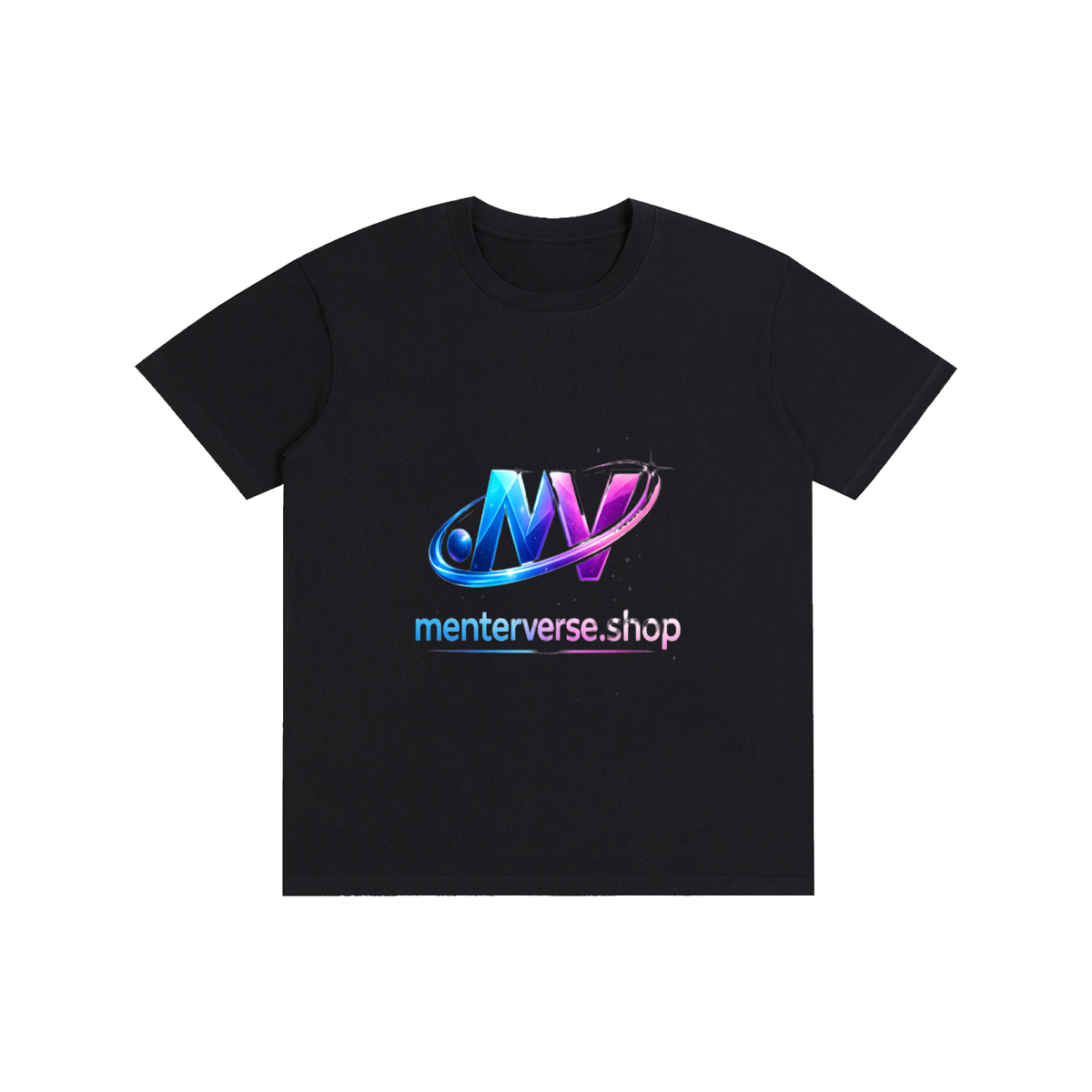 Menterverse Classic Zwart Unisex T-shirt