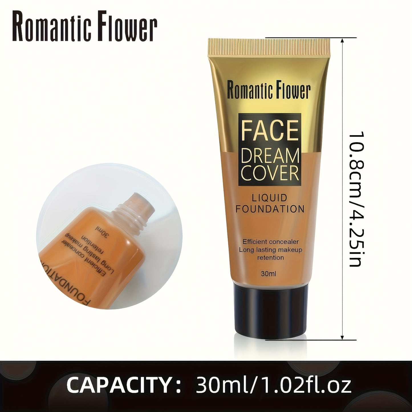 Romantic Flower Full Coverage Liquid Foundation