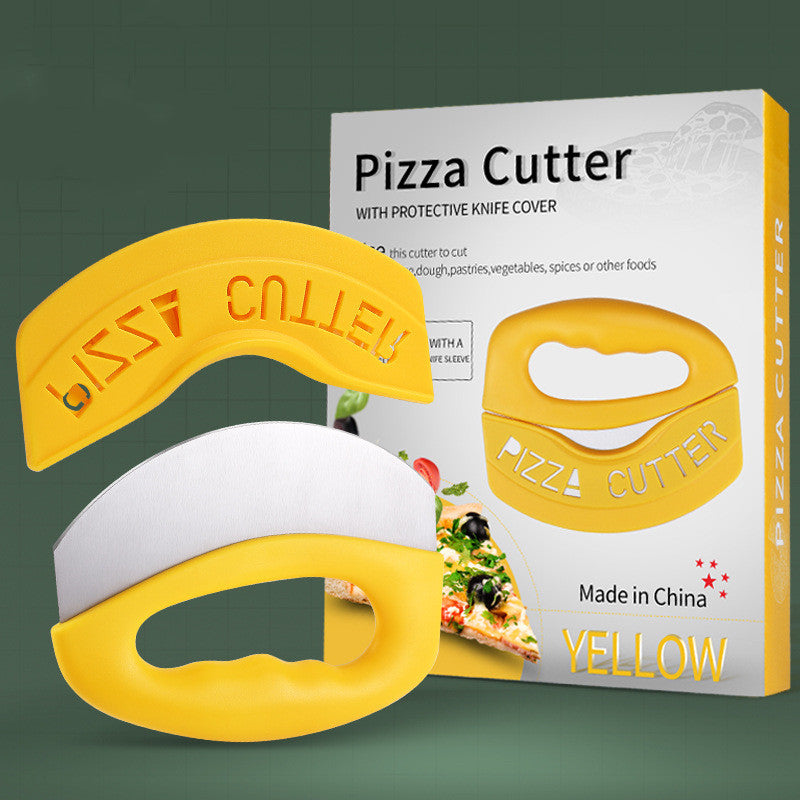 Stainless Steel Pizza Cutter With Protective