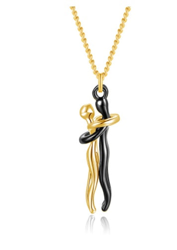 Couple Love Hug Unisex Necklace