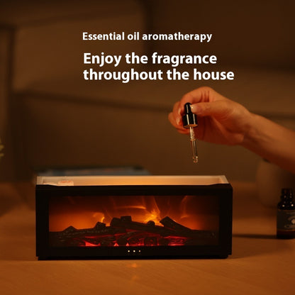 New 3D Flame Fireplace Aromatherapy Machine