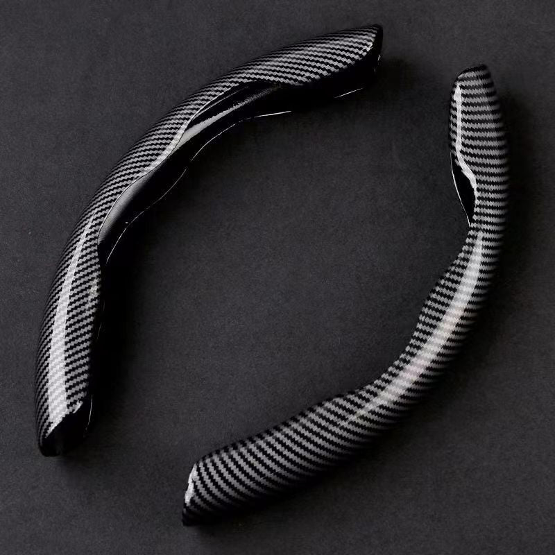 Non-Slip Carbon Fiber Steering Wheel Cover!