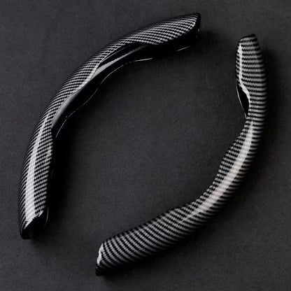 Non-Slip Carbon Fiber Steering Wheel Cover!