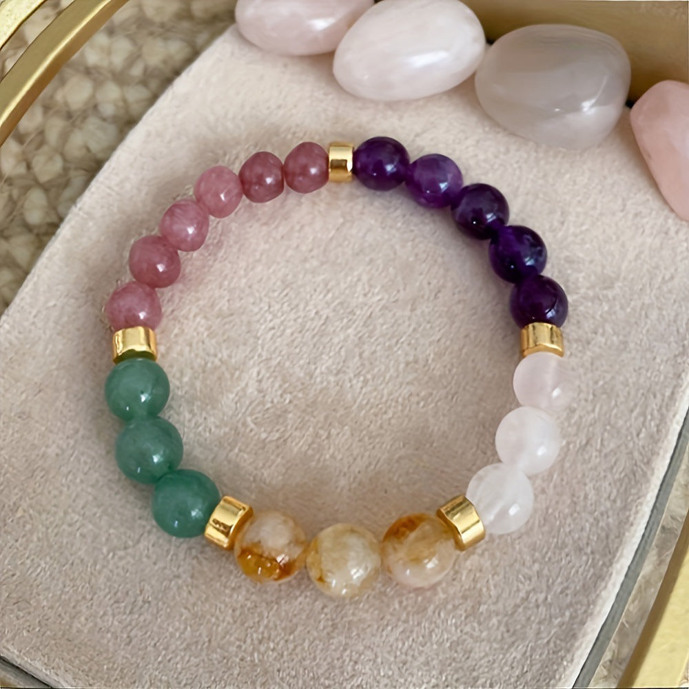 Universal Natural Stone Bracelet for Love, Money and Abundance & Prosperity Protection
