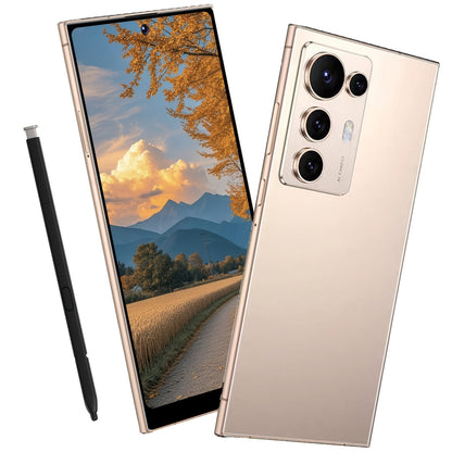 S25 Ultra 2025 Android 14 smartphone with Smart Unlocking w/protective case
