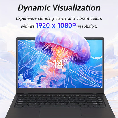 2025 RNRUO 14 Inch Ultra-thin Lightweight Laptop