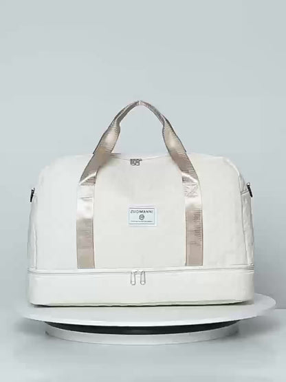 Lightweight Quilted Diamond Pattern Travel Backpack