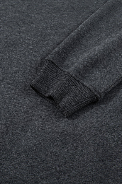 Carbon Grey Cowboy Queen Card Drop Shoulder Graphic Sweatshirt
