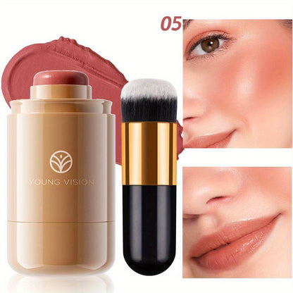 2pcs Vision 3-in-1 Cream Blush & Brush Set