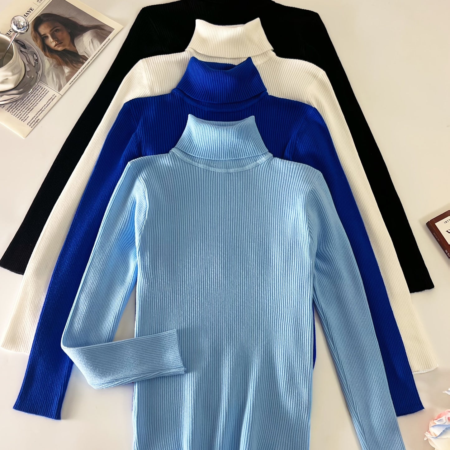Women's Hoodie High Collar Combination