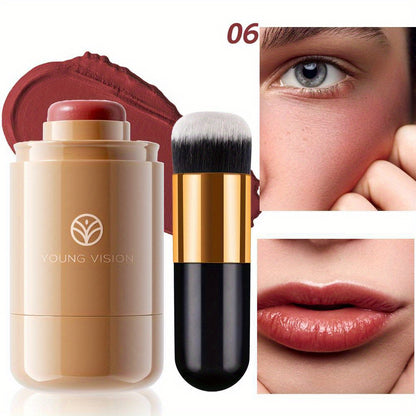 2pcs Vision 3-in-1 Cream Blush & Brush Set