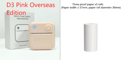 Mini Student Pocket Portable Printer