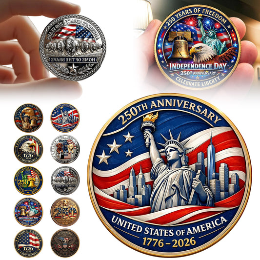 250th Anniversary 3D Embossed Commemorative Coin
