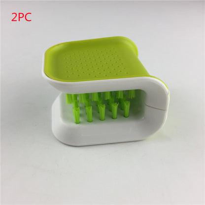 U-Shaped Knife And Cutlery Cleaner Brush