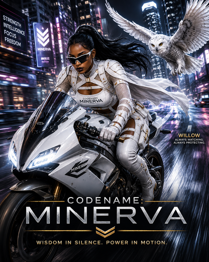 Codenaam Mynerva Mynx Wijsheid in stilte, kracht in beweging T-shirt