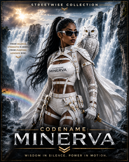 Codenaam Mynerva Mynx Wijsheid in stilte, kracht in beweging T-shirt