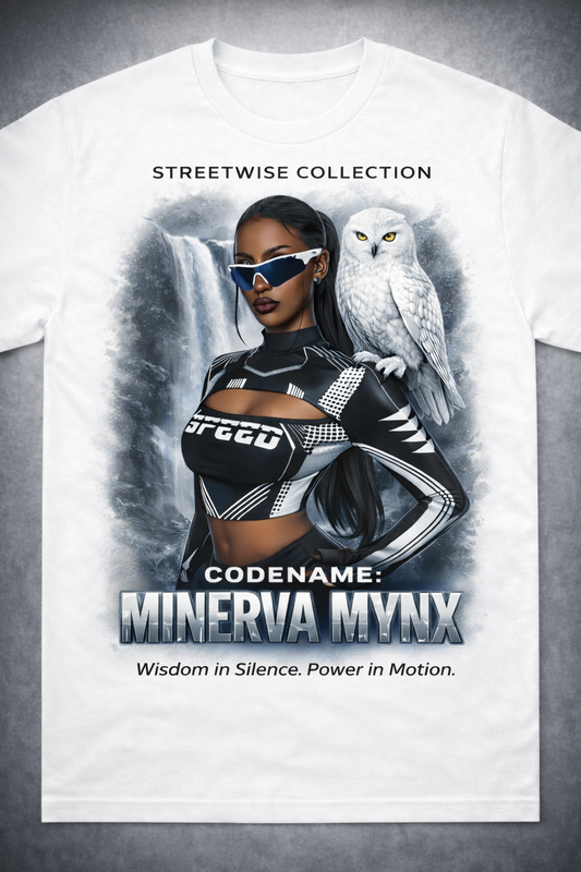 Code name Mynerva Mynx Wisdom in Silence, Power in Motion T-Shirt