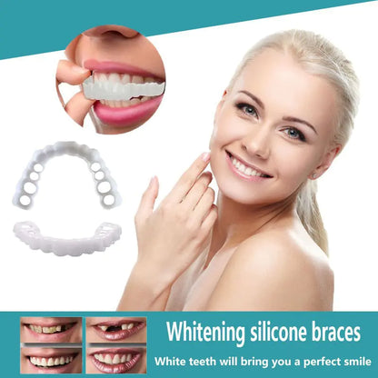 Snap-On Smile 2nd Gen Silicone Whitening Dentures