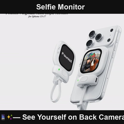 VlogView™ Selfie Monitor 📱✨ — See Yourself on Back Camera