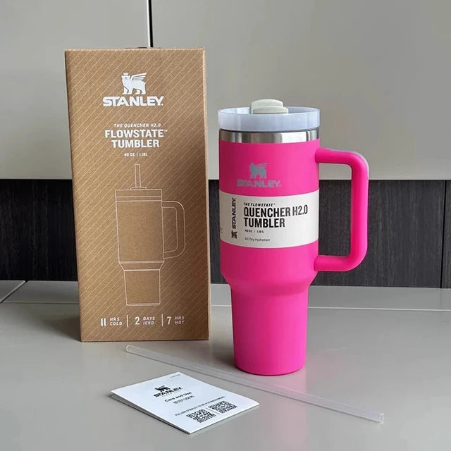 Original Stanley 40oz Tumbler With Handle With Straw